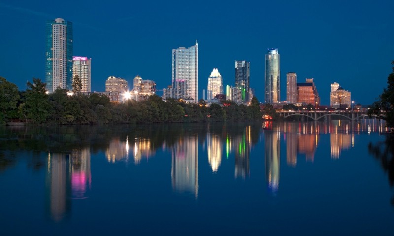 Austin Reflection by artist Derris Lanier